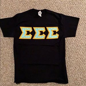 Sigma sigma sigma polka dot letters